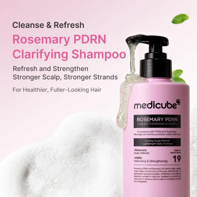 Rosemary PDRN Cooling Thickening Shampoo - medicube.us