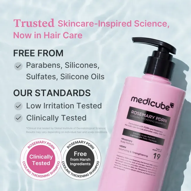 Rosemary PDRN Cooling Thickening Shampoo - medicube.us