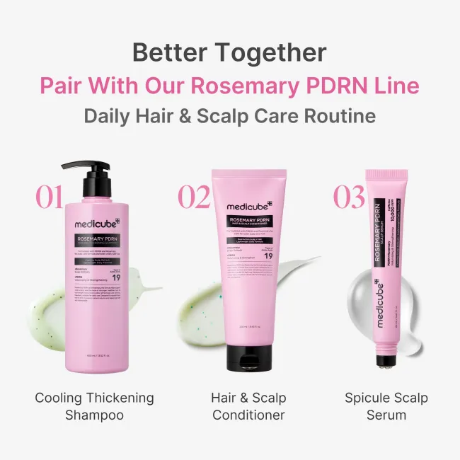 Rosemary PDRN Cooling Thickening Shampoo - medicube.us