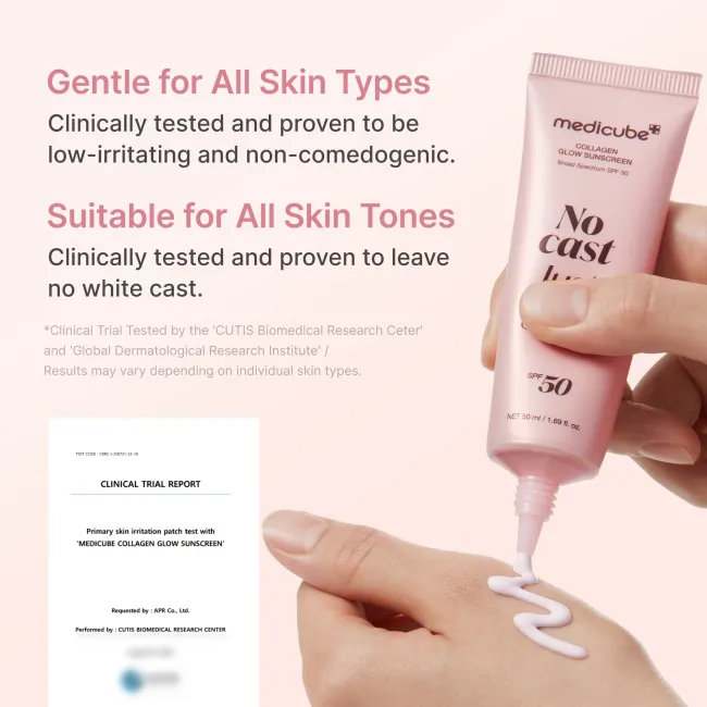 No Cast Just Glow Collagen Sunscreen