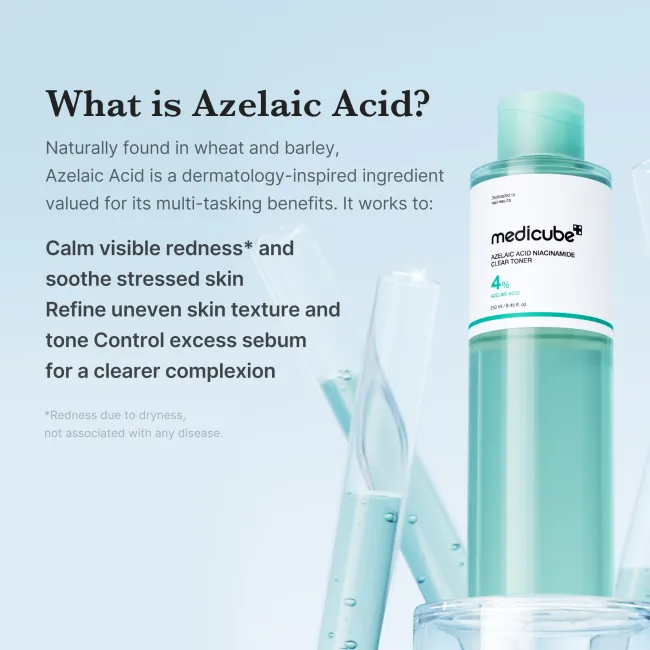 Azelaic Acid Niacinamide Clarifying Toner - medicube.us