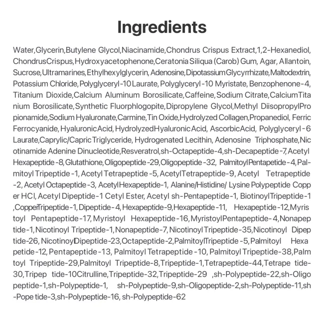 No.9 NAD+ Collagen Under Eye Patches (5 Pairs)