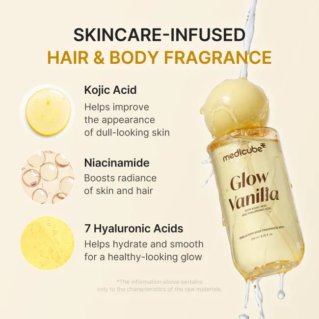 Glow Vanilla Hair & Body Fragrance Mist