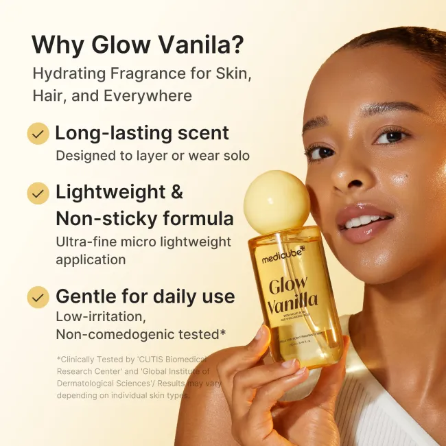 Glow Vanilla Hair & Body Fragrance Mist