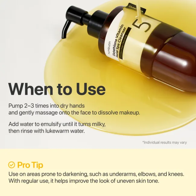 No.5+ Glutathione Vitamin Facial Spa Cleanser