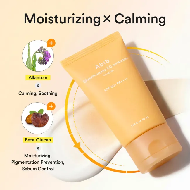 Glutathiosome CC sunscreen Toning tube SPF50+ PA++++ 50ml