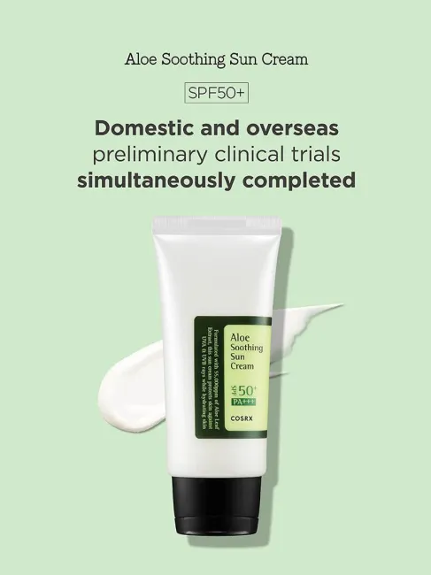 Aloe Soothing Sun Cream SPF50+/ PA+++ - COSRX Official