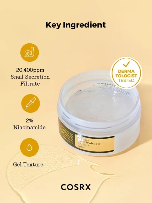 Advanced Snail Hydrogel Eye Patch - COSRX Official