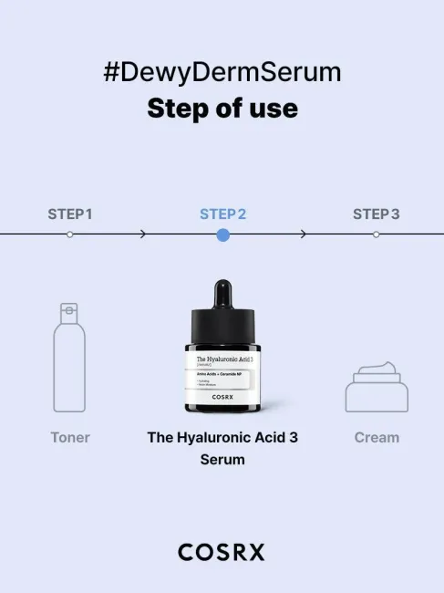 The Hyaluronic Acid 3 Serum - COSRX Official