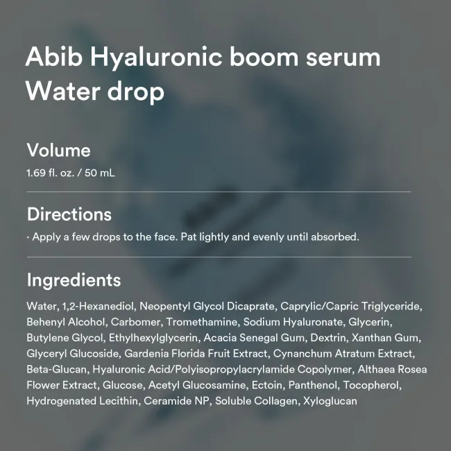 Hyaluronic boom serum Water drop 50ml