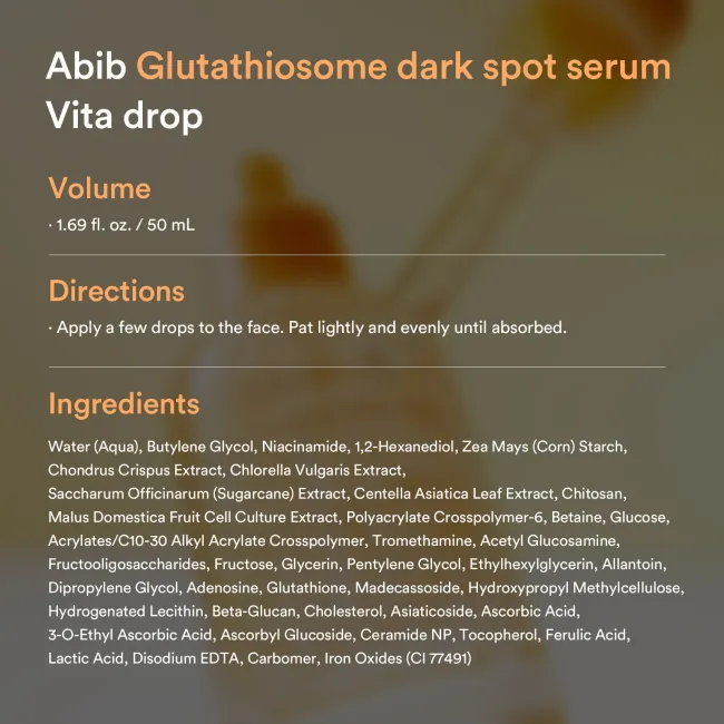 Glutathiosome dark spot serum Vita drop 50ml