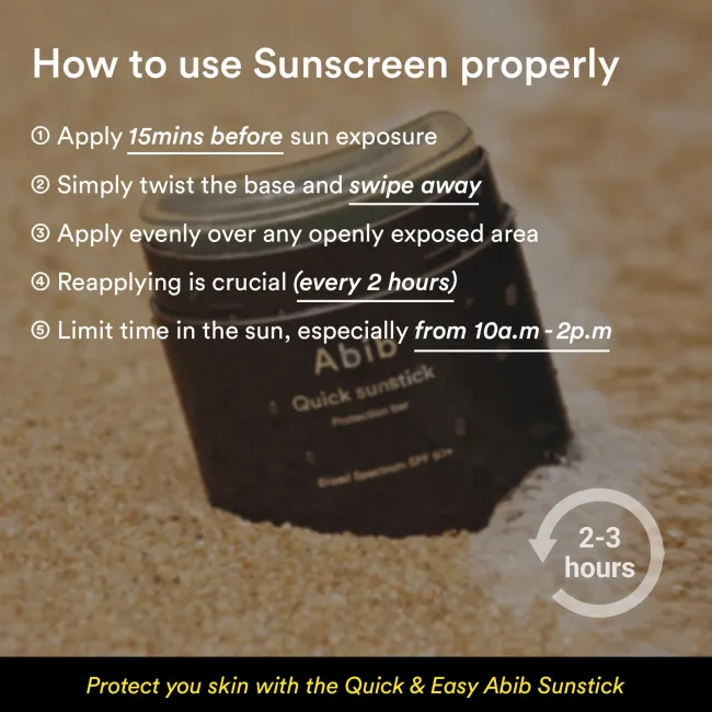 Quick sunstick Protection bar SPF50+ PA++++ 22g