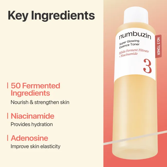 No.3 Super Glowing Essence Toner