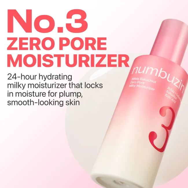 No.3 Bifida Bakuchiol Zero Pore Milky Moisturizer