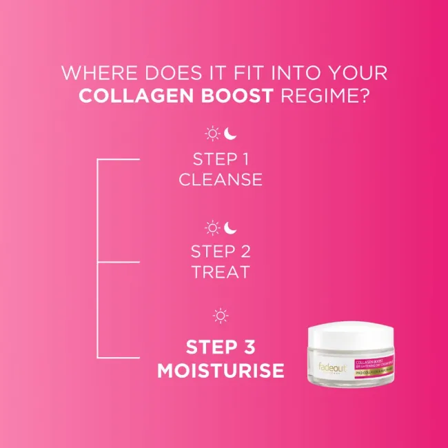 Collagen Boost Brightening Day Cream SPF25 - Fade Out Skincare