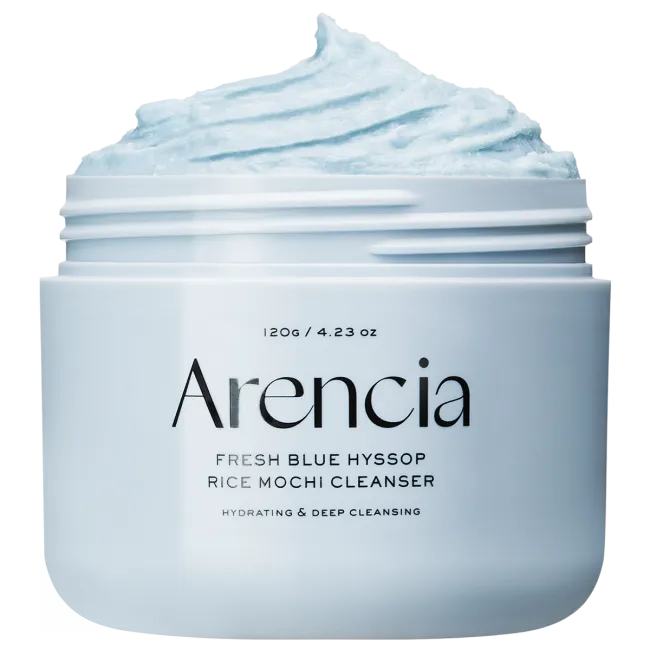 Fresh Blue Hyssop Rice Mochi Cleanser
