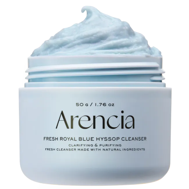 Fresh Blue Hyssop Rice Mochi Cleanser