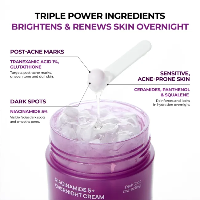 [NEW] Niacinamide 5+ Overnight Cream 50ml
