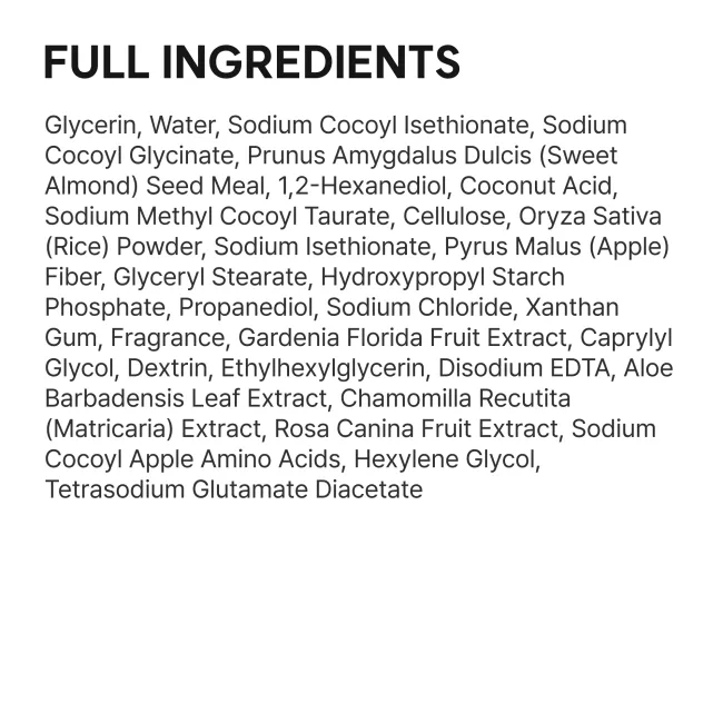 Arencia Fresh Rosehip Rice Mochi Cleanser