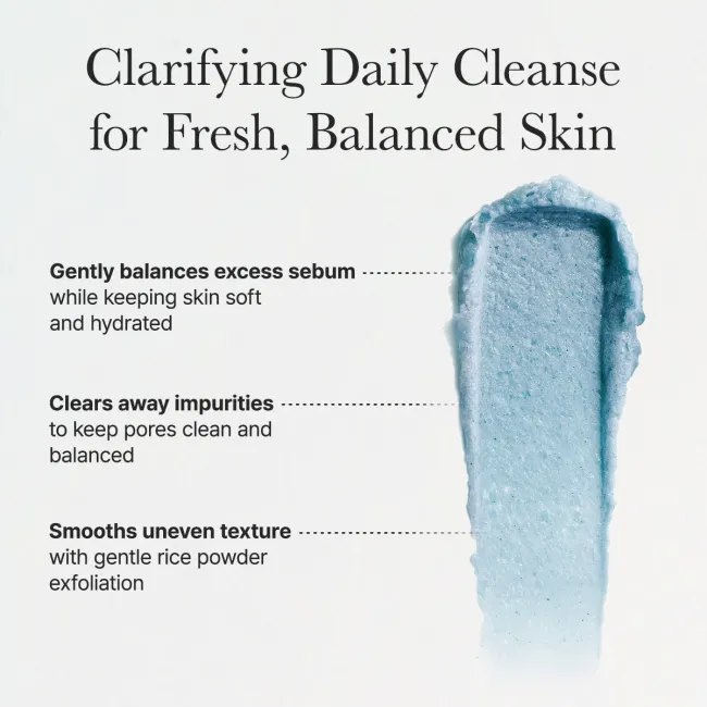 Fresh Blue Hyssop Rice Mochi Cleanser