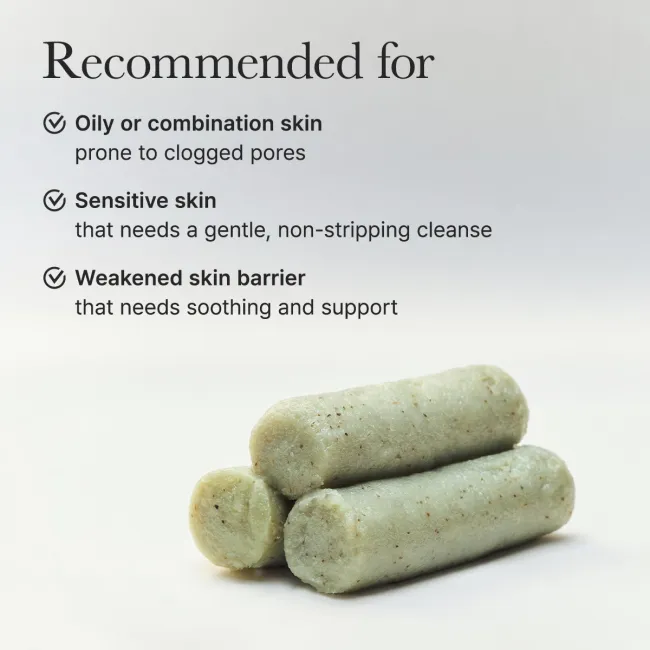 Arencia Green Tea + LHA Deep Pore Rice Cake Cleanser, 5.07 fl oz