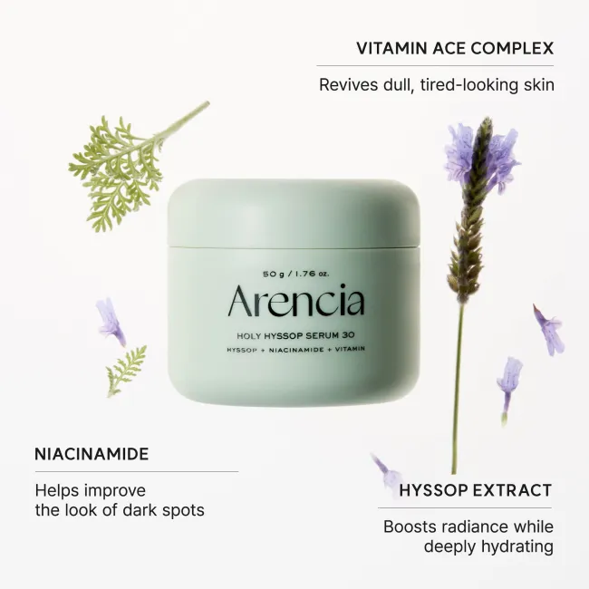 Arencia Holy Hyssop Serum 30, 1.76 oz