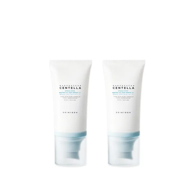 SKIN1004 50ml x 2 Hyalu-Cica Water-Fit Sun Serum UV