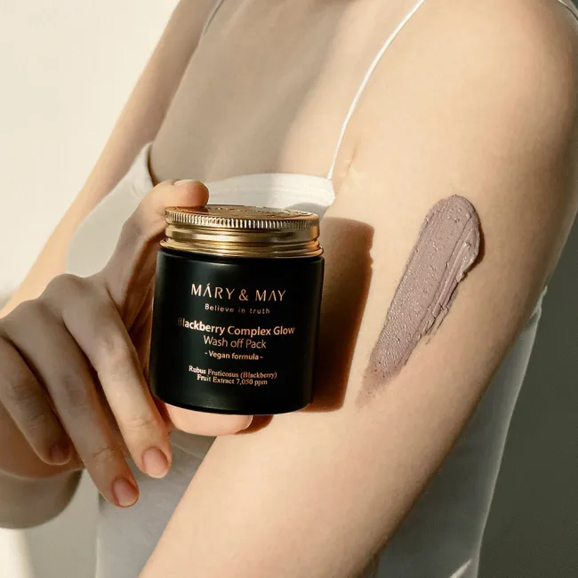 Mary&May Vegan Blackberry Complex Glow Wash off Pack