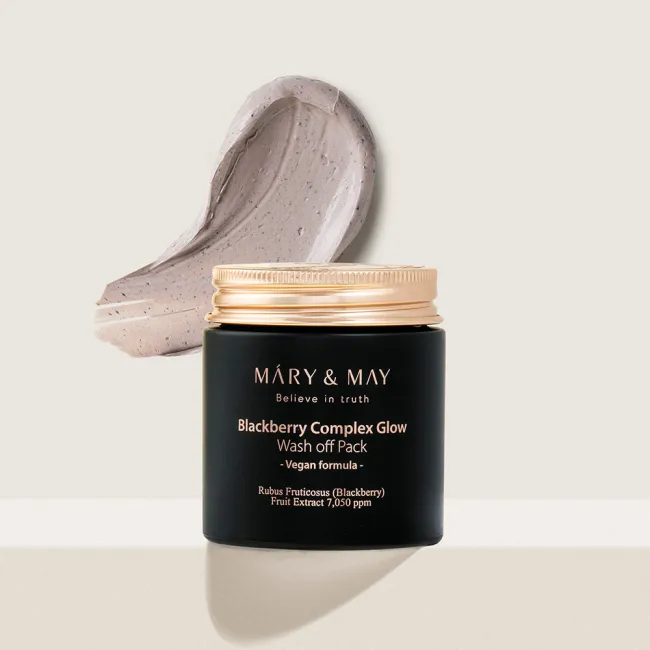 Mary&May Vegan Blackberry Complex Glow Wash off Pack