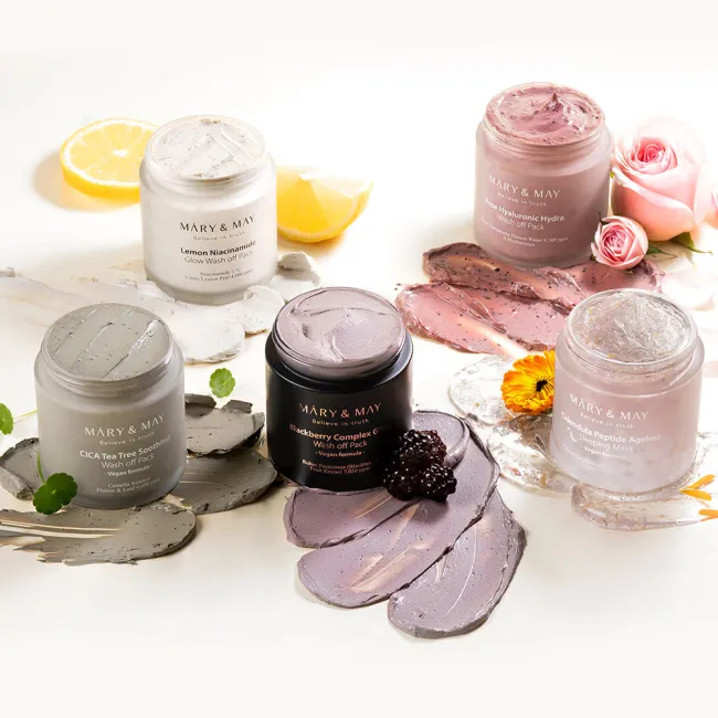 Mary&May Vegan Blackberry Complex Glow Wash off Pack