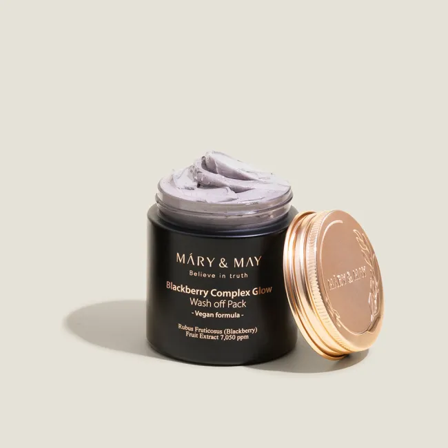 Mary&May Vegan Blackberry Complex Glow Wash off Pack