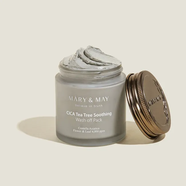 Mary&May Vegan CICA TeaTree Soothing Wash off Pack