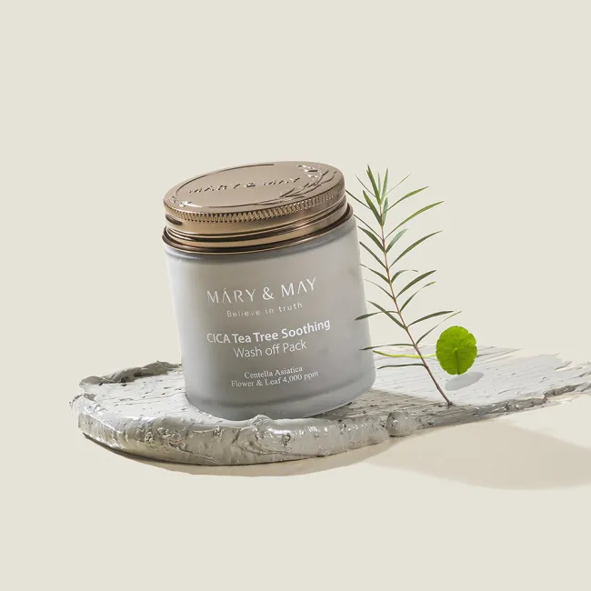 Mary&May Vegan CICA TeaTree Soothing Wash off Pack