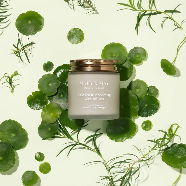 Mary&May Vegan CICA TeaTree Soothing Wash off Pack