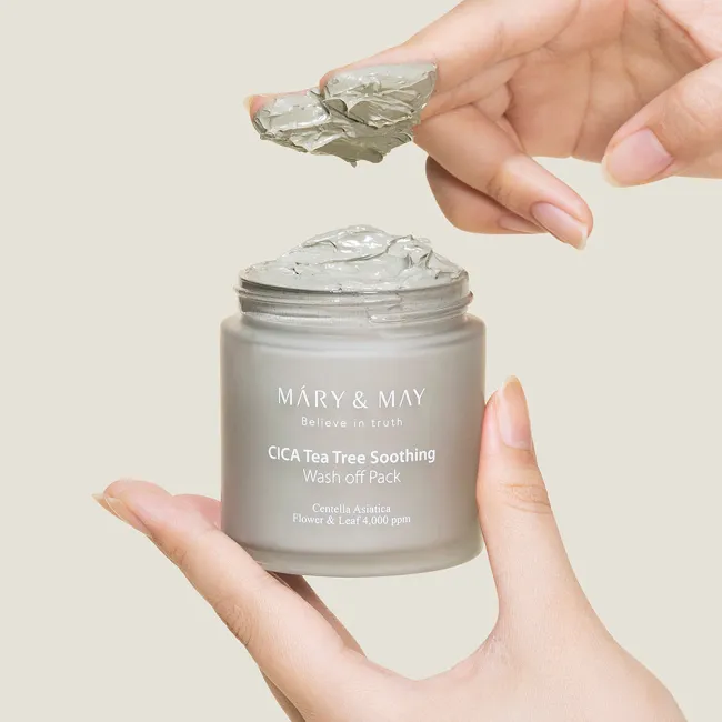 Mary&May Vegan CICA TeaTree Soothing Wash off Pack