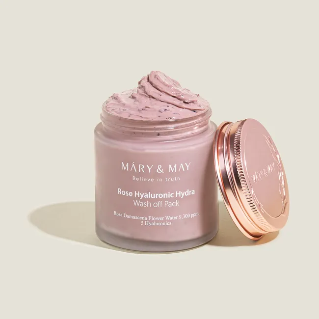 Mary&May Vegan Rose Hyaluronic Hydra Wash off Pack