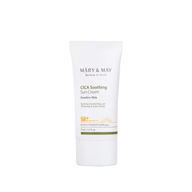 Mary&May Vegan CICA Soothing Sun Cream SPF50+ PA++++