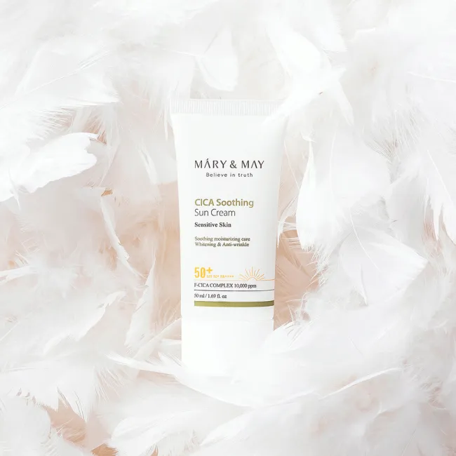 Mary&May Vegan CICA Soothing Sun Cream SPF50+ PA++++