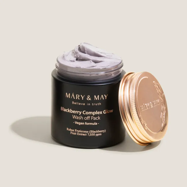 Mary&May Vegan Blackberry Complex Glow Wash off Pack