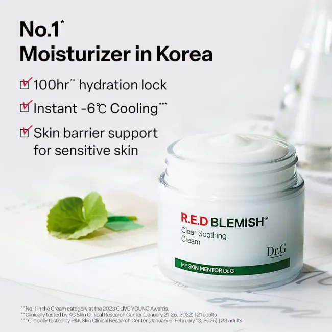 Dr.G Global Moisturizers/Creams DR.G R.E.D BLEMISH CLEAR SOOTHING CREAM (70ML)