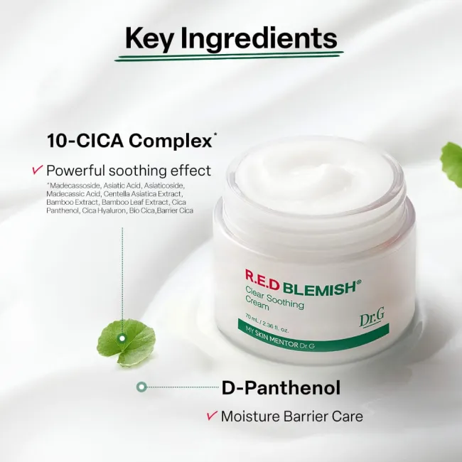 Dr.G Global Moisturizers/Creams DR.G R.E.D BLEMISH CLEAR SOOTHING CREAM (70ML)
