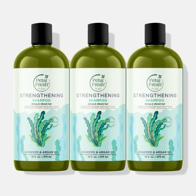 Strengthening Shampoo with Seaweed and Argan Oil
