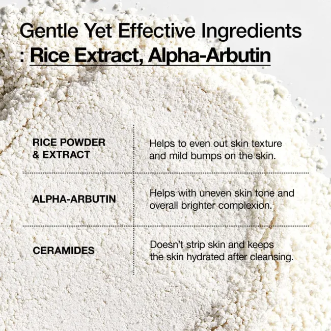 Anua US Cleanser 1.41 OZ Rice Enzyme Brightening Cleansing Powder