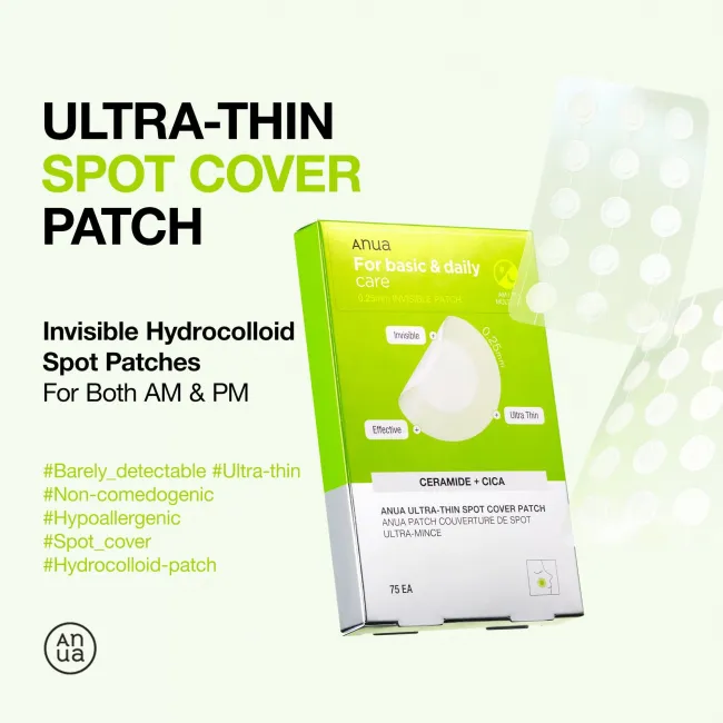 Anua US Spot Patches 75 ea Ultra-Thin Spot Cover Patch