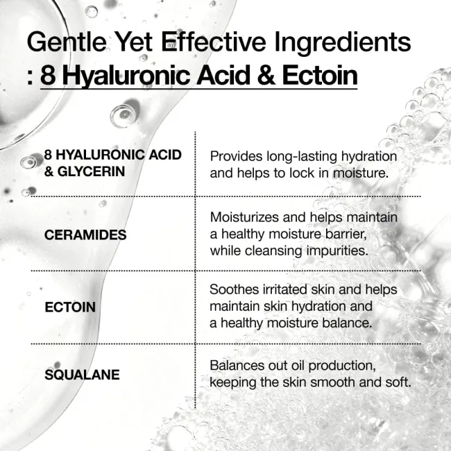 Anua US Cleanser 150ml 8 Hyaluronic Acid Moisturizing Gentle Gel Cleanser