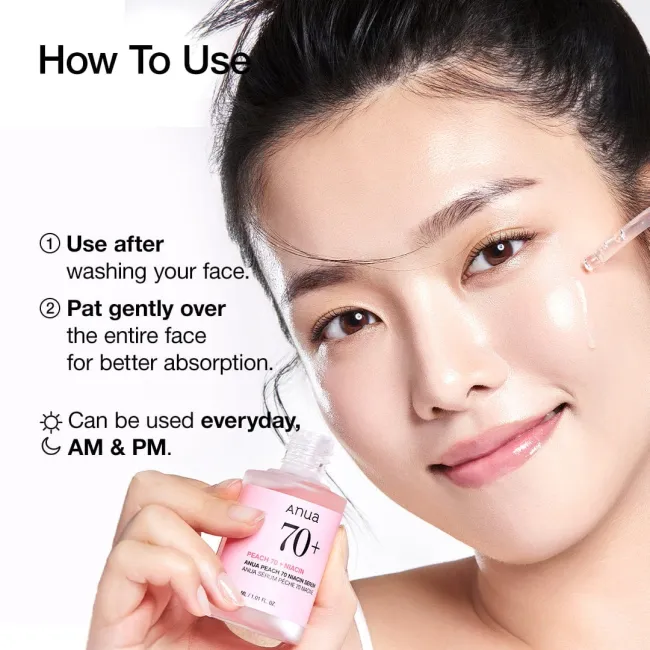 Anua US Ampoule/Serum 30ml Peach 70% Niacinamide Serum