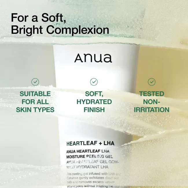 Anua US Cleanser 200ml Heartleaf LHA Moisture Peeling Gel