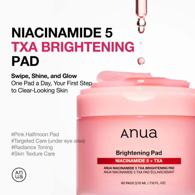 Anua US Toner 60 ea Niacinamide 5 TXA Brightening Pad