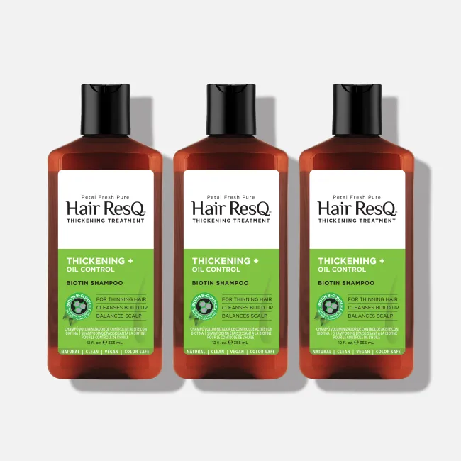 Petal Fresh Pure Hair ResQ Thickening Treatment Oil Control Shampoo with Biotin