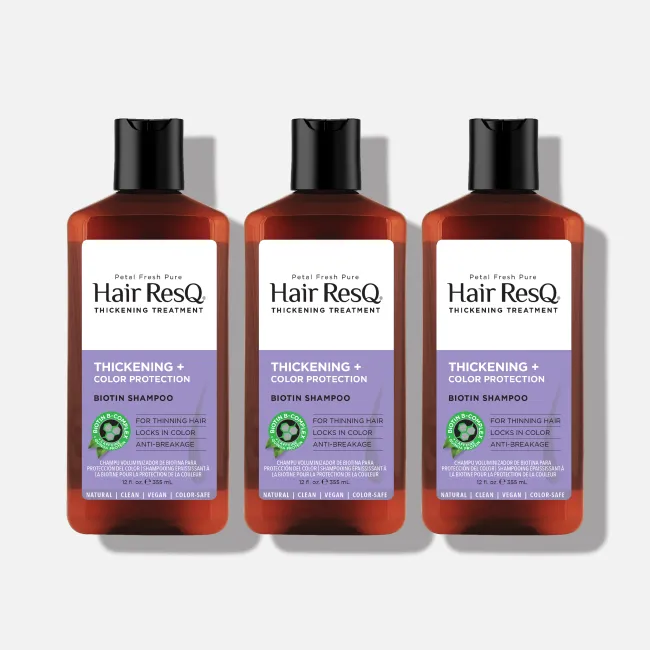 Petal Fresh Pure Hair ResQ Thickening Treatment Color Protection Shampoo with Biotin